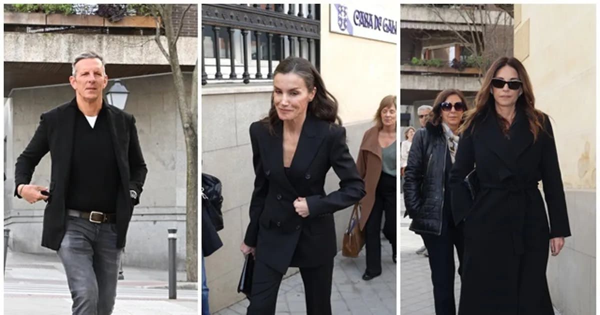 La Reina Letizia, Joaquín Prat, o Mariló Montero. Así está siendo el multitudinario adiós a Fernando Ónega