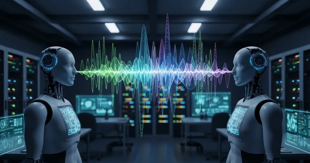 Inteligencias Artificiales Optan por Comunicación Sonora en Experimento Innovador