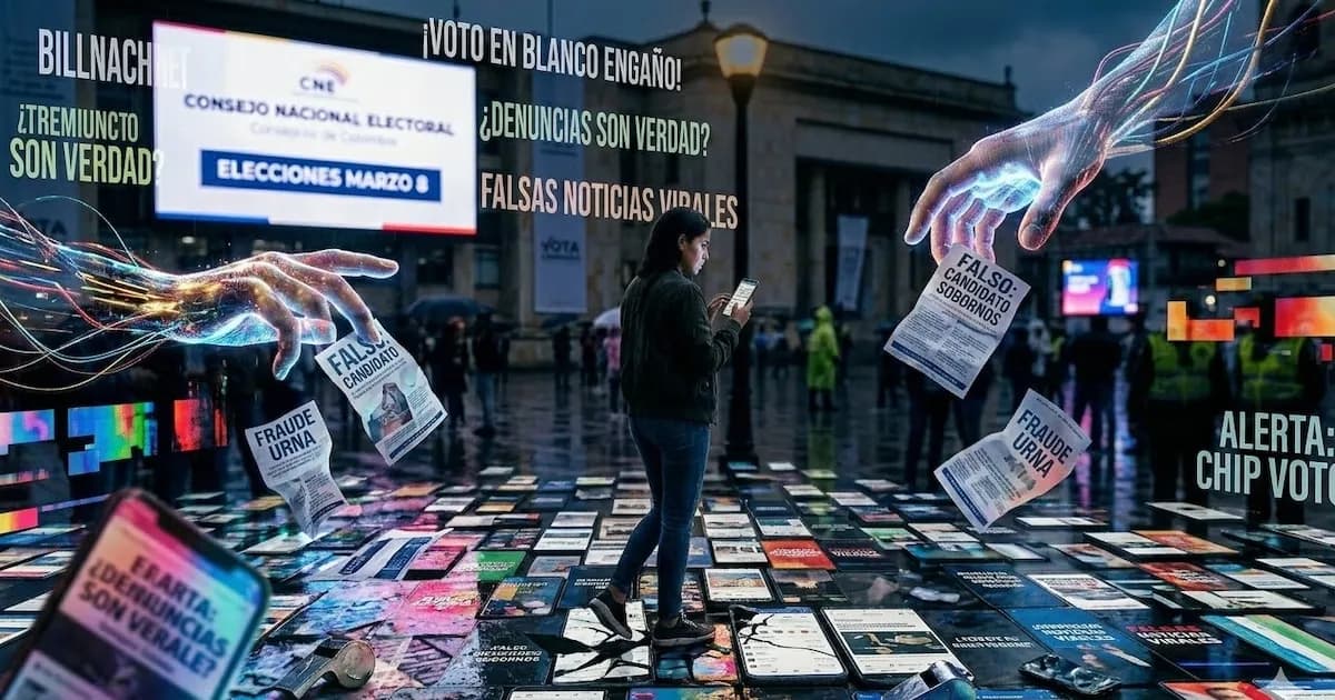 Cómo detectar y evitar la desinformación electoral en Colombia