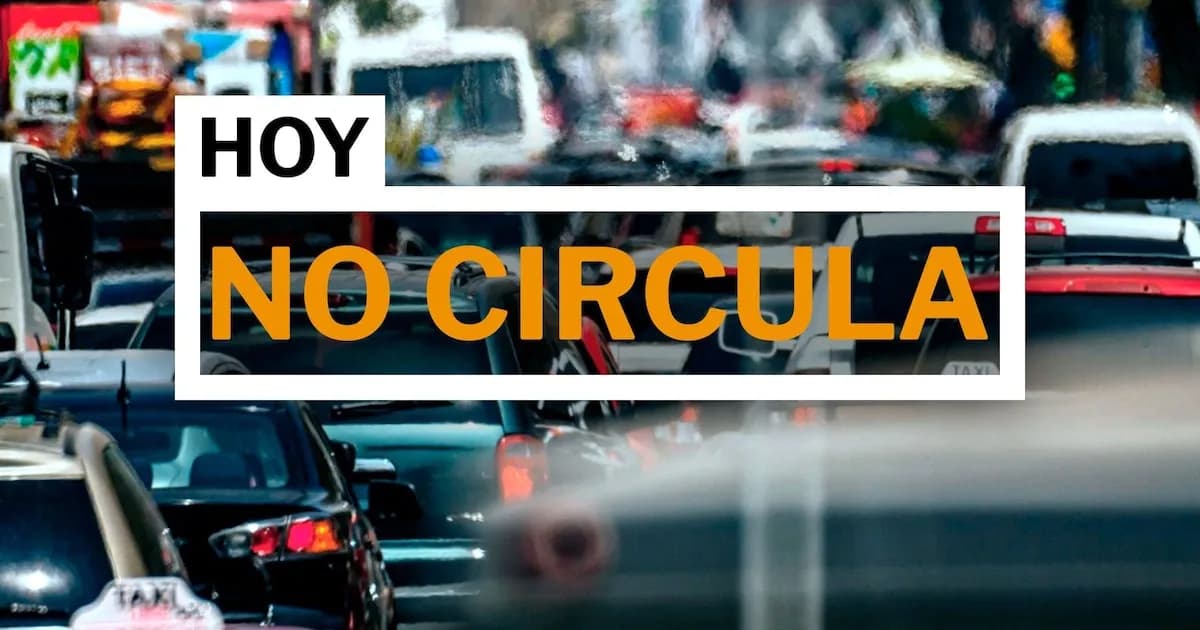 Restricción vehicular Hoy No Circula para el 20 de febrero en CDMX y Edomex
