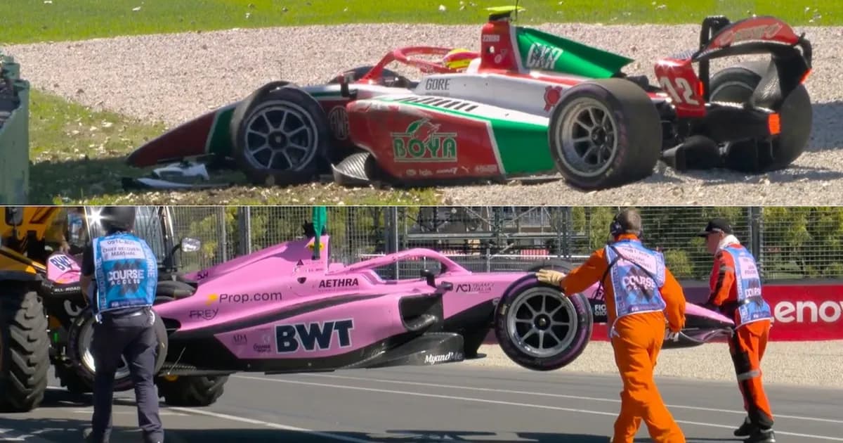 Nicolás Varrone inicia su camino en la Fórmula 2 con un complicado debut en Australia