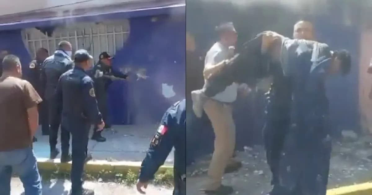 Ultimo momento: Así fue como policías y vecinos rescataron a una grupo familiar atrapada tras incendio en Azcapotzalco, CDMX