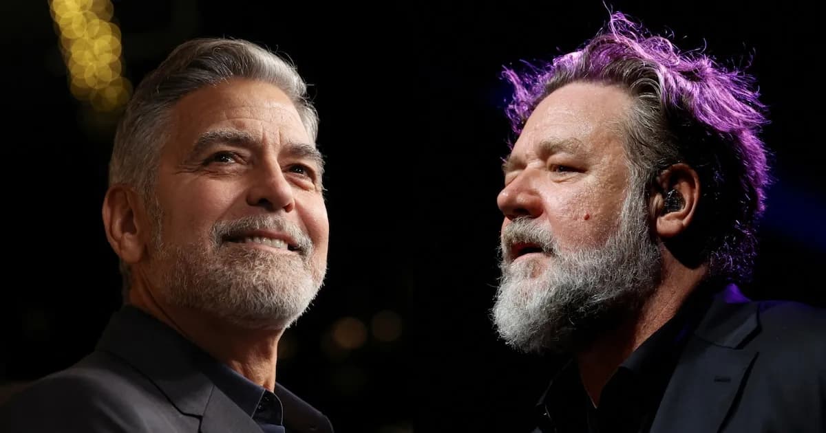 La curiosa disputa entre Russell Crowe y George Clooney que terminó en reconciliación musical