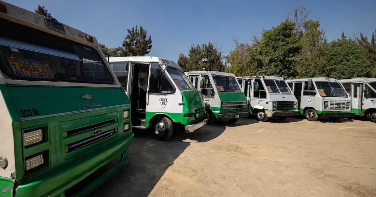 CDMX inicia el reemplazo de microbuses obsoletos por un transporte más moderno y sostenible