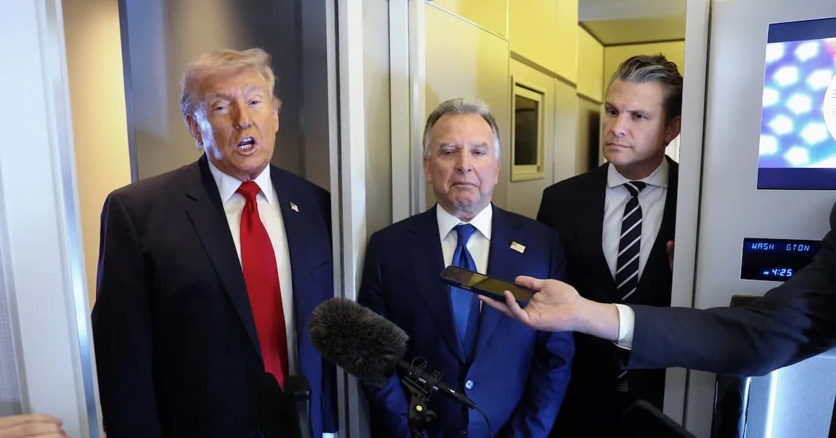 Trump plantea la opción de enviar tropas a Irán por uranio enriquecido