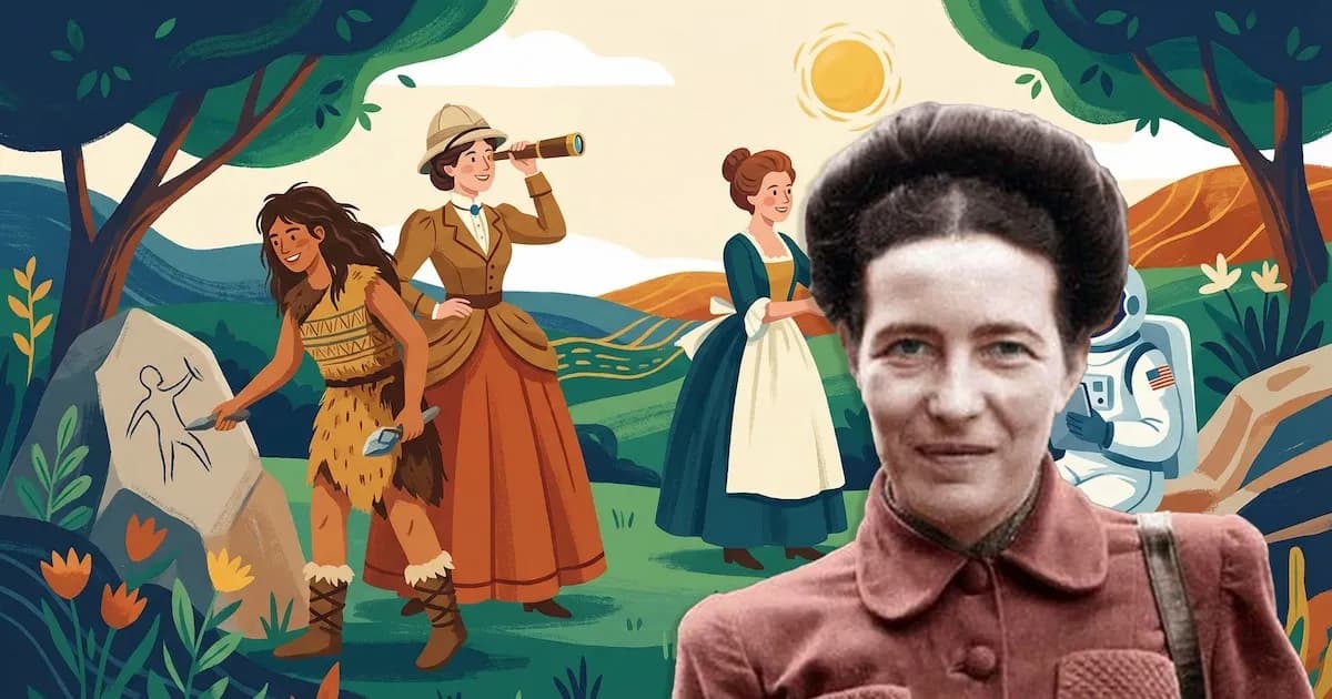 Simone de Beauvoir: 10 frases clave para comprender su visión sobre la mujer y el patriarcado