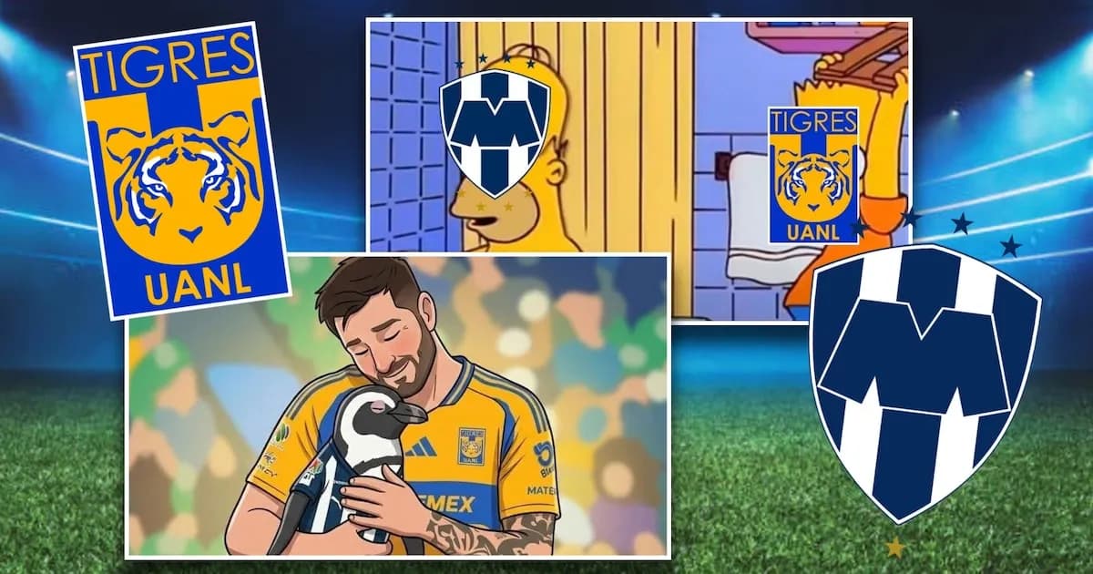 Tigres se impone a Rayados en el Clásico Regio: los memes que generó el partido