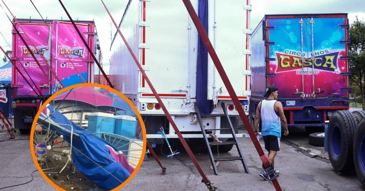 Impactante tormenta sorprende al Circo Hermanos Gasca en Neiva
