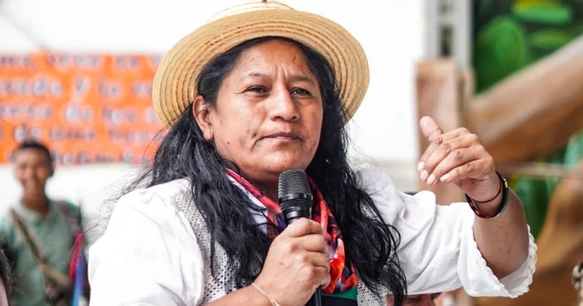Aida Quilcué, la elegida como vicepresidenta de Iván Cepeda, busca representar a los pueblos indígenas