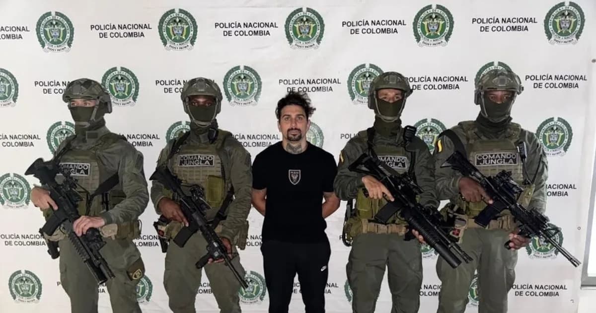 Italia recibe a Dollarino, jefe mafioso extraditado desde Colombia