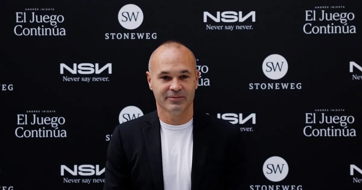 Andrés Iniesta amplía su imperio empresarial con vinos, ciclismo y un nuevo proyecto frustrado