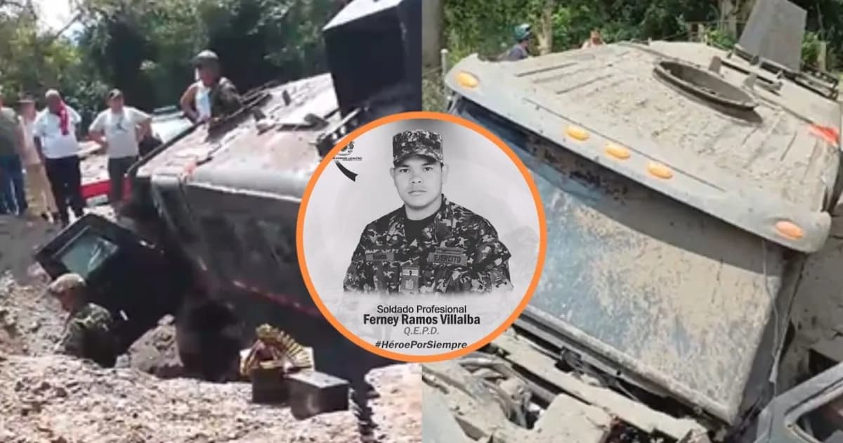 Tragedia en Cauca: Un soldado muere por explosión en operativo del Ejército
