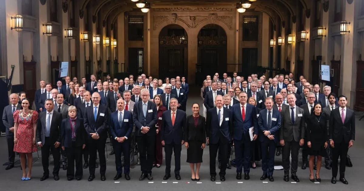 Claudia Sheinbaum se reúne con empresarios nórdicos para impulsar inversiones en México