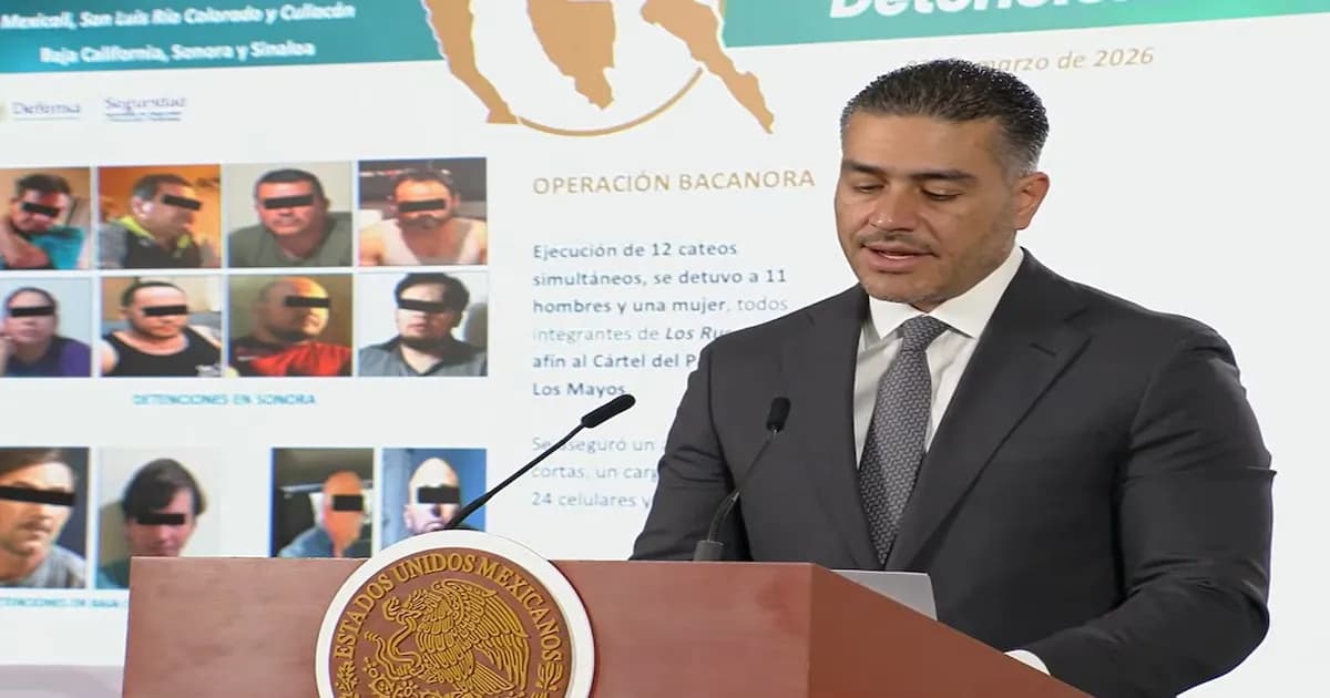 Operación Bacanora: doce detenidos vinculados al Cártel de Sinaloa