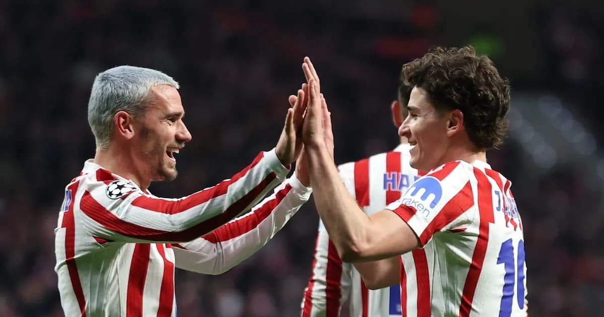 Atlético de Madrid golea al Tottenham y deja la eliminatoria casi definida en Champions