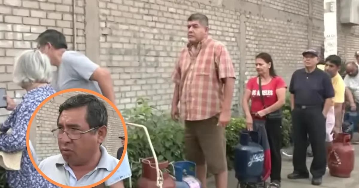 Precios del gas en Lima: vecinos hacen fila por balones a 50 soles en Chorrillos