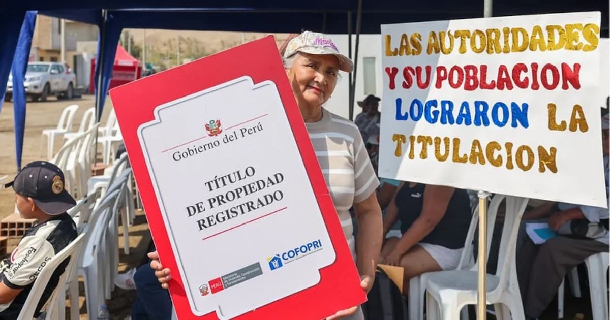 Cofopri inicia empadronamiento en Lima e Ica para regularizar títulos de propiedad