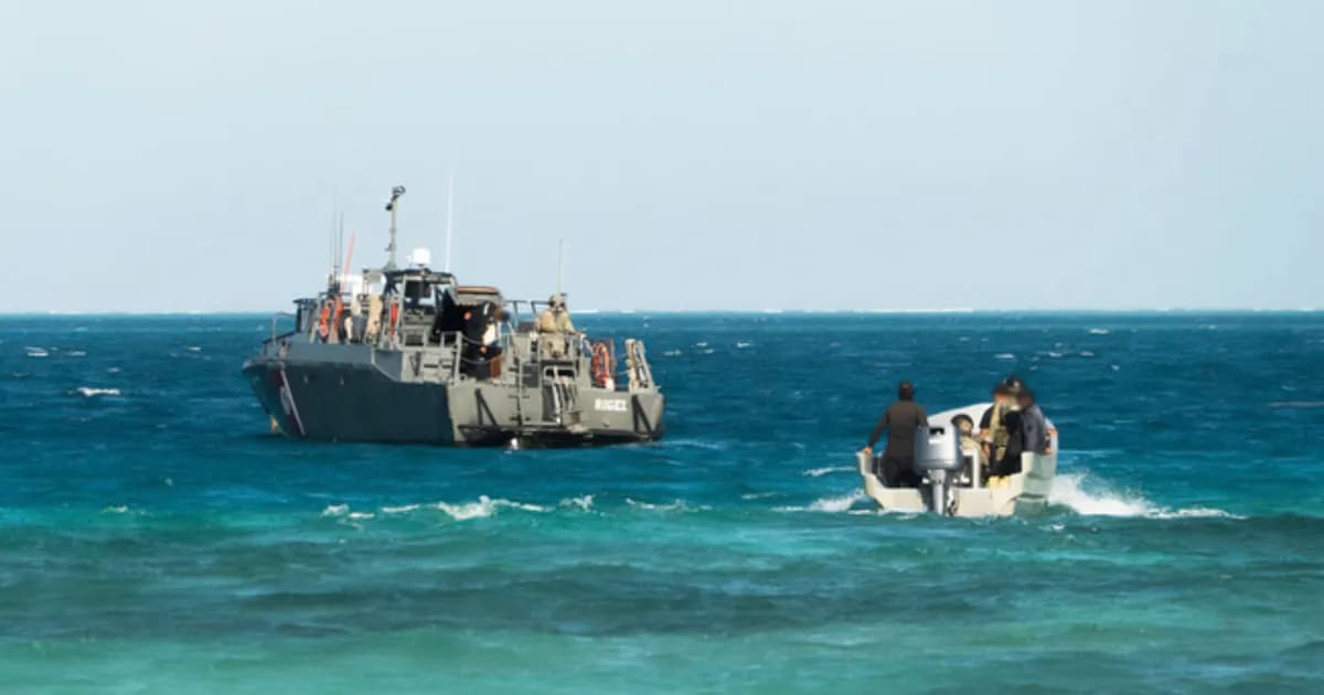 Operativo de la Marina en Yucatán detiene a pescadores ilegales del caracol rosado