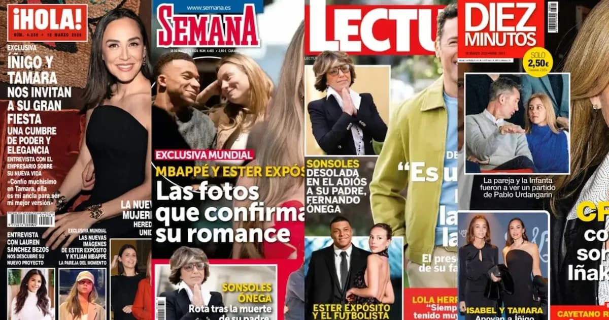 Revistas del corazón: el romance entre Mbappé y Ester Expósito en el centro de la atención