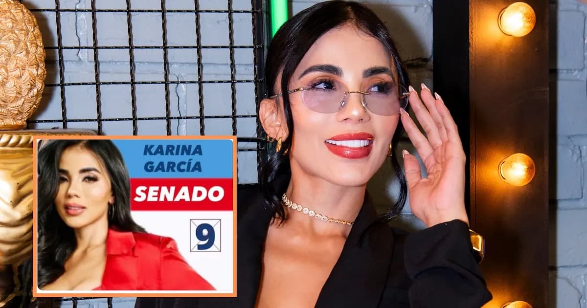 Karina García se ríe de sus fans que la quieren como senadora: "Ley contra hombres tacaños"