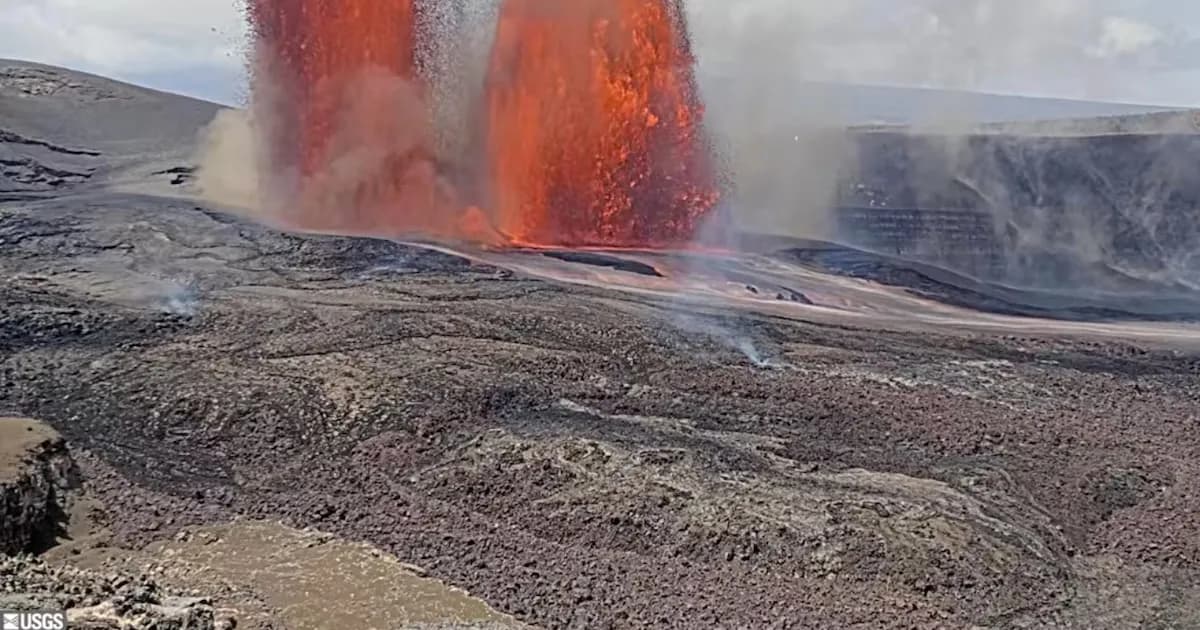 El volcán Kilauea erupciona nuevamente y advierten sobre caída de ceniza en Hawái