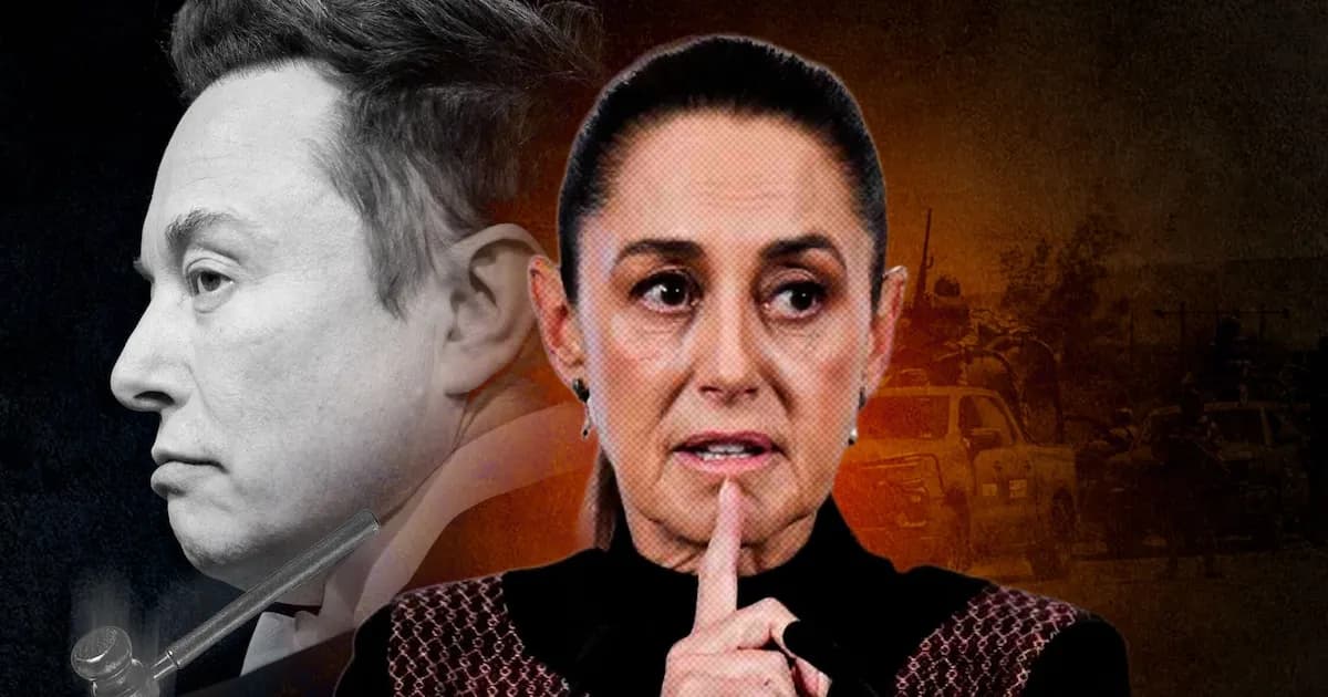 Sheinbaum no tomará acciones legales contra Elon Musk por sus críticas sobre 'El Mencho'