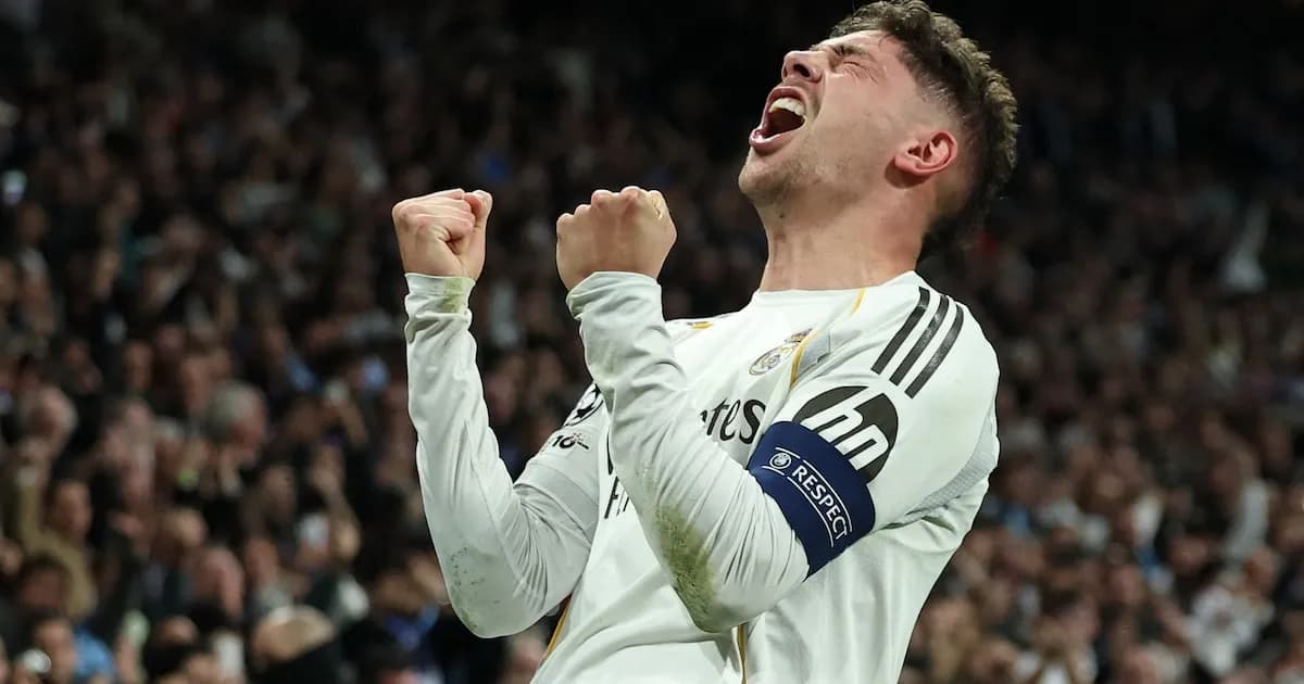 El Real Madrid humilla al Manchester City con un hat-trick de Valverde en la Champions