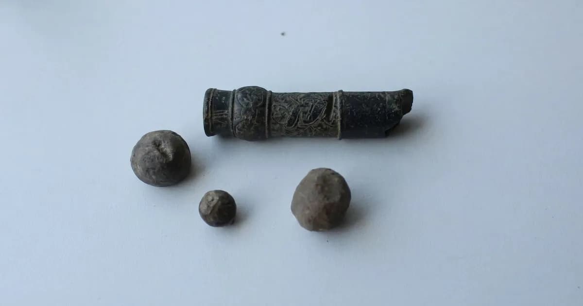 Descubren un antiguo cañón de mano en Brandeburgo que podría ser el más viejo de Europa