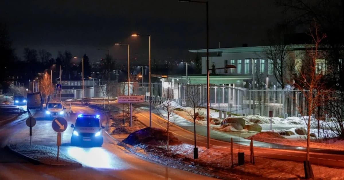 Detienen a tres hermanos en Noruega por explosión cerca de la embajada de EEUU