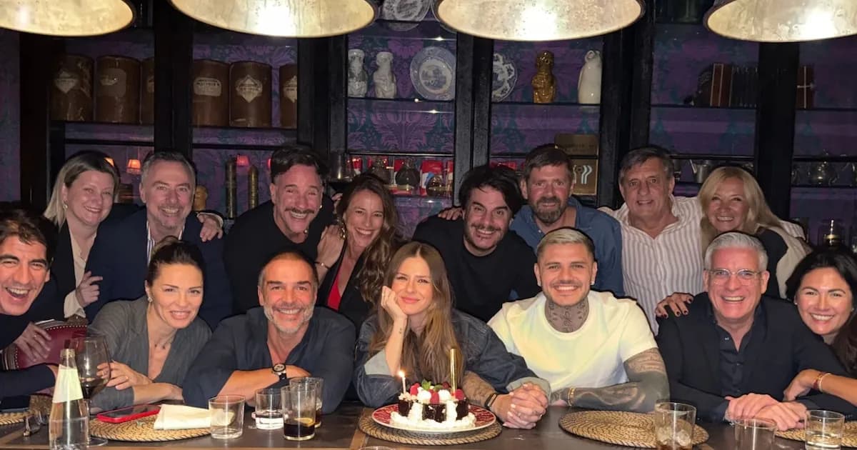 La China Suárez celebró su cumpleaños en Milán con Mauro Icardi y un exclusivo círculo de amigos