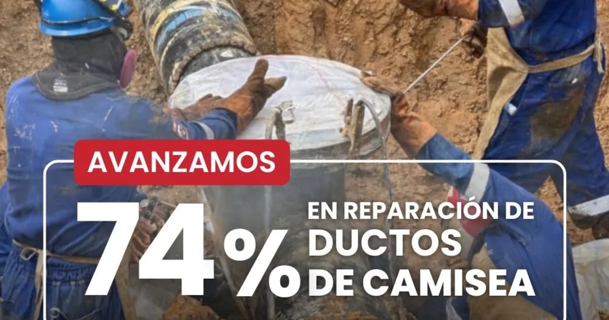 Progreso en la reparación del gasoducto: Se espera normalización del suministro de gas natural