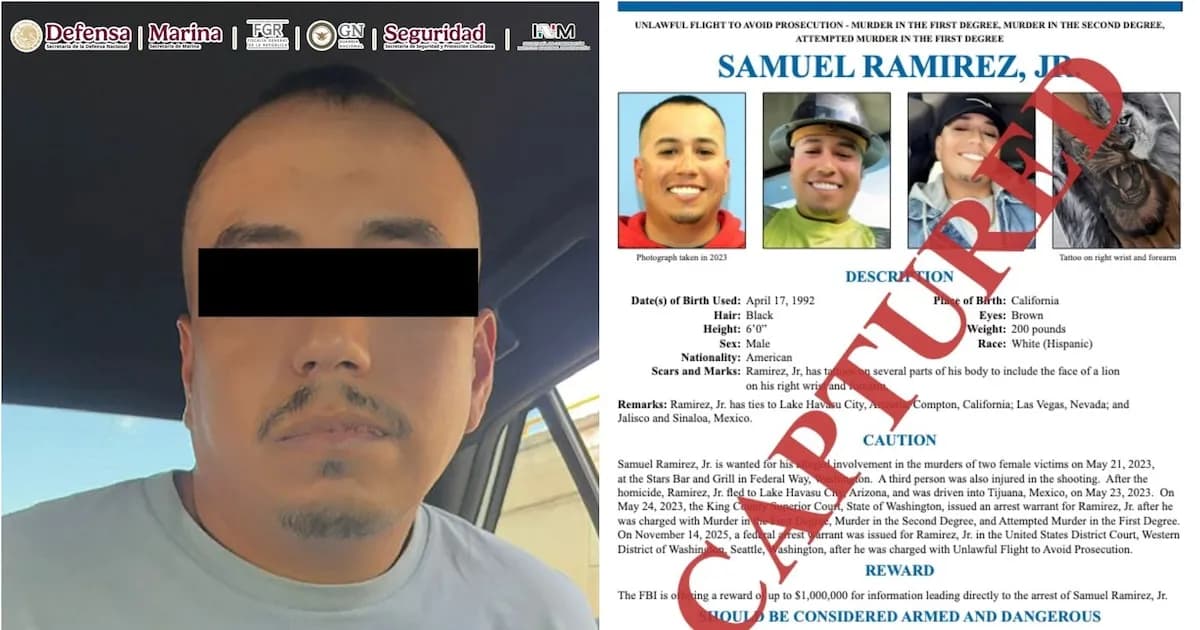 Detención histórica en Sinaloa: un fugitivo del FBI capturado en 73 minutos