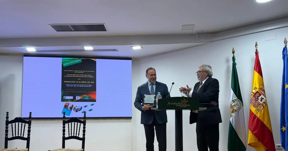 Espectaculos: La Academia Iberoamericana de La Rábida distingue a la Fundación Caja Rural del Sur