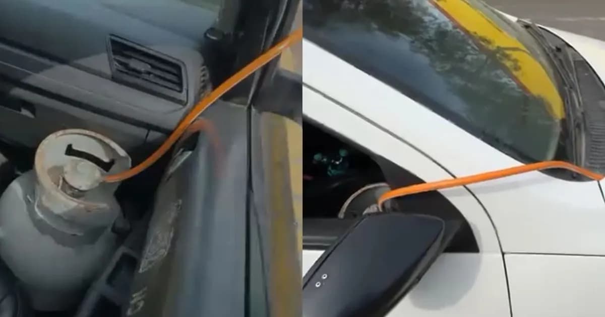 Crisis de gas en Perú: taxista recurre a balón de gas doméstico por falta de GLP