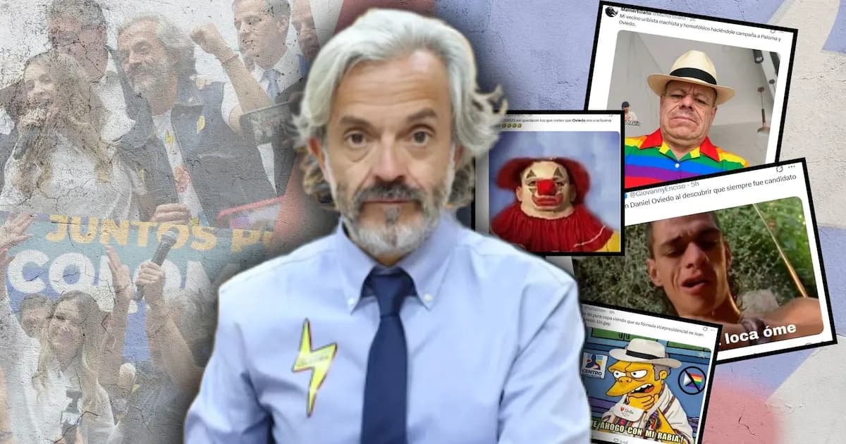 La elección de Juan Daniel Oviedo como vice de Paloma Valencia desata memes y críticas en redes