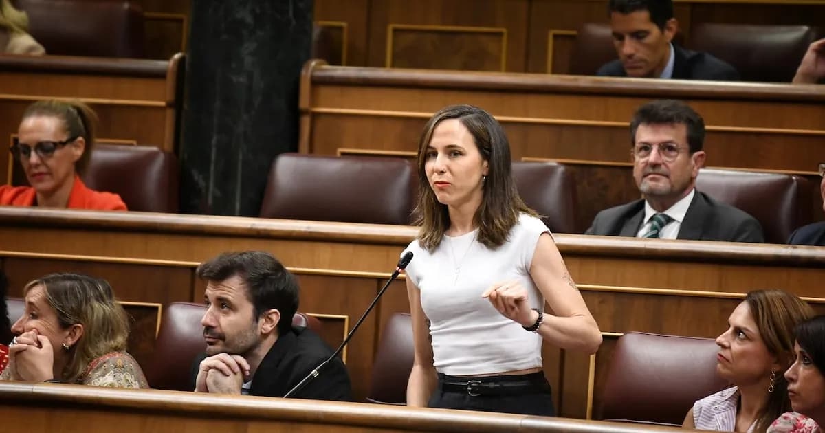 Ione Belarra interroga a Sánchez sobre su postura pacifista en el Congreso