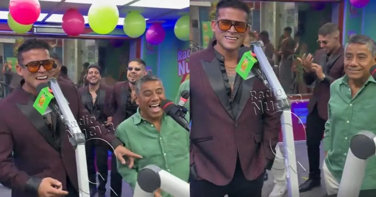 Christian Domínguez revive clásicos de Hermanos Yaipén en el aniversario de Radio Nueva Q