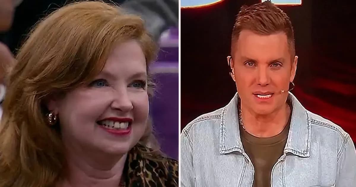 Andrea del Boca reta a Santiago del Moro a vivir como participante de Gran Hermano