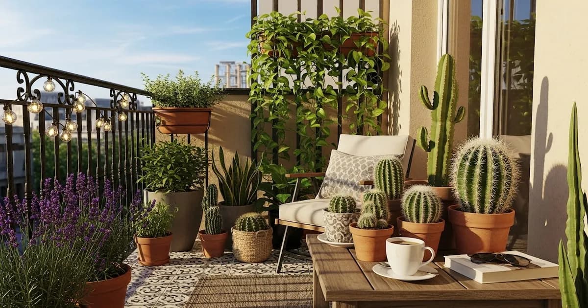 Plantas ideales para embellecer tu terraza o balcón sin complicaciones