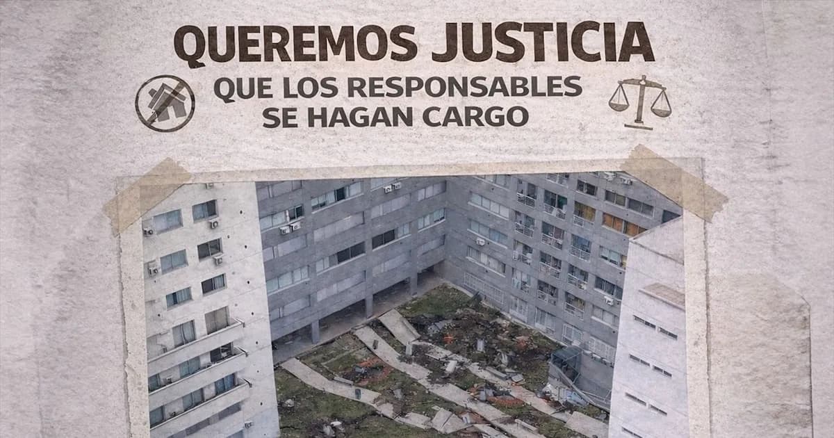 Marcha en Parque Patricios: vecinos exigen justicia tras el derrumbe de su edificio