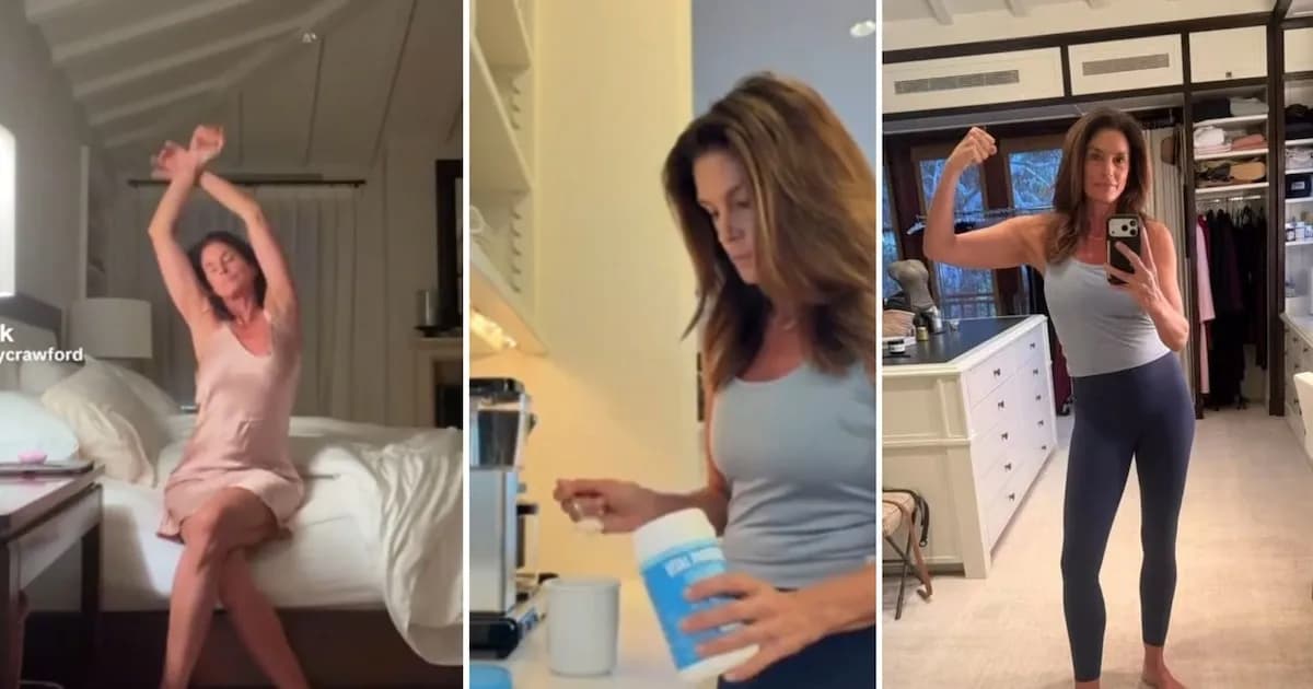 Cindy Crawford comparte su asombrosa rutina matutina: bienestar y ejercicio desde las 6 a.m.
