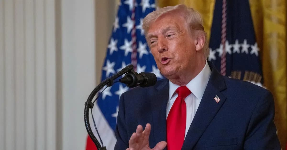 Trump afirma que EE.UU. no necesita ayuda externa para enfrentar drones iraníes