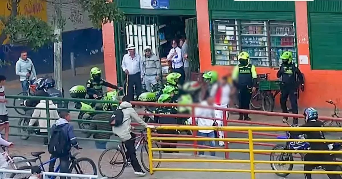 Policía frustra intento de robo a supermercado en Bogotá gracias a cámaras de seguridad