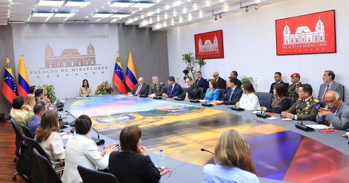 Encuentro clave entre Colombia y Venezuela liderado por Delcy Rodríguez en Caracas