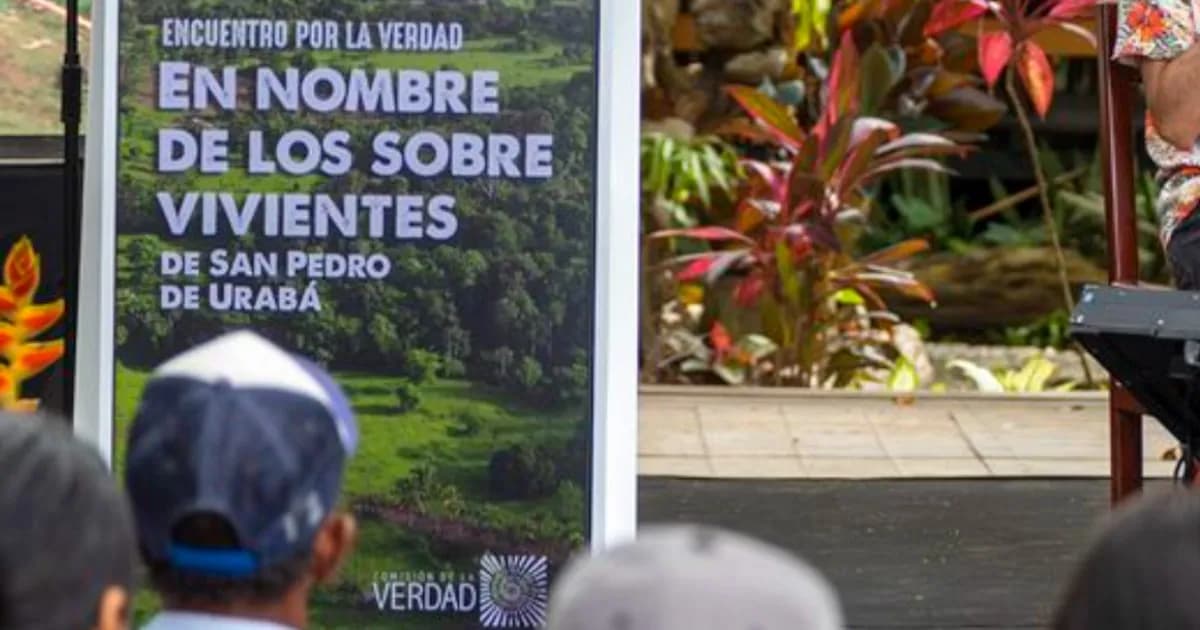 La JEP imputa a 34 personas por crímenes en Urabá entre 1986 y 2002