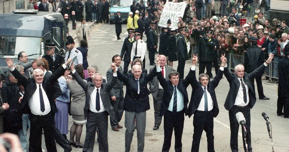 Libertad tras 16 años: el error judicial en el caso de Birmingham