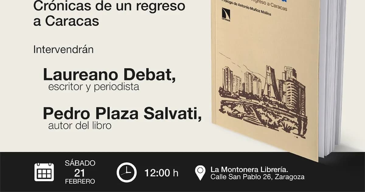 Pedro Plaza Salvati presenta 'La vida interrumpida' en Zaragoza