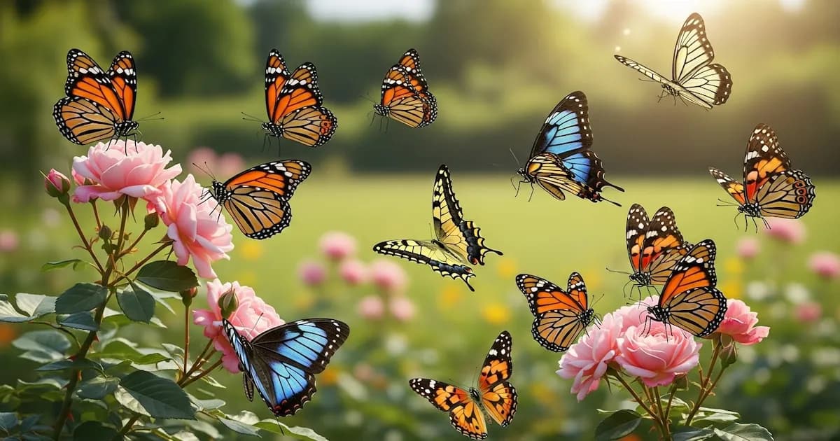La llegada de mariposas: un signo de salud ambiental y prosperidad