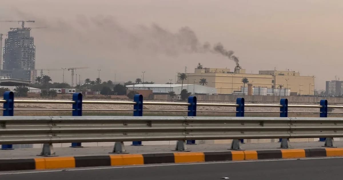 Ataque con misiles impacta embajada de EE.UU. en Bagdad