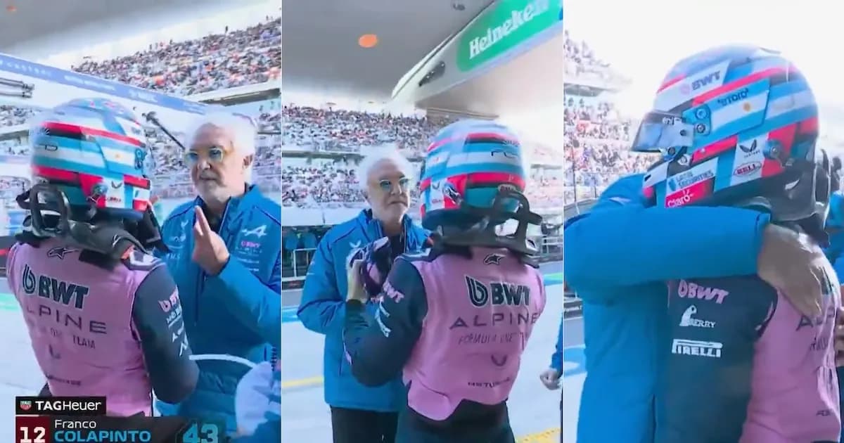 Flavio Briatore apoya a Franco Colapinto tras quedar al borde de la Q3 en el GP de China
